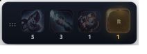 CarryForge skill-order HUD strip